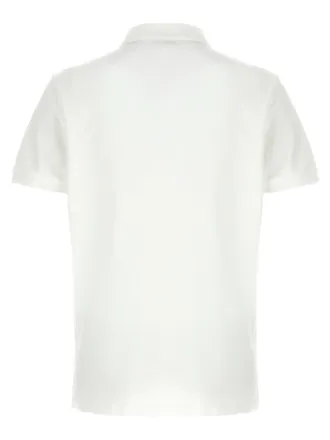 Polo Ralph Lauren Logo-Embroidered Piqu&eacute; Cotton Polo - White