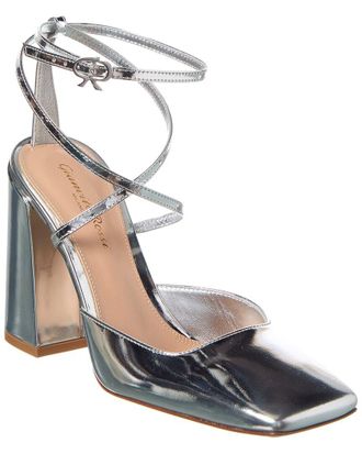 Gianvito Rossi Ludovica Leather Slingback Pump