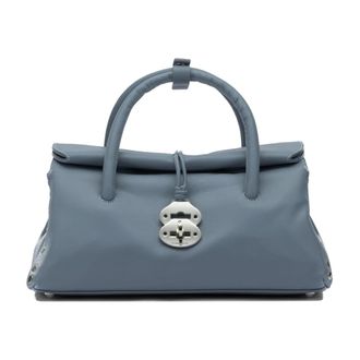 Zanellato Handbags, female, Blue, Size: ONE SIZE Dotta Saeta Small