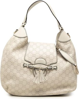 Gucci Pre-owned Gucci Medium Guccissima Emily Flap Satchel Ladies MCEVVGJY7TRN62BS