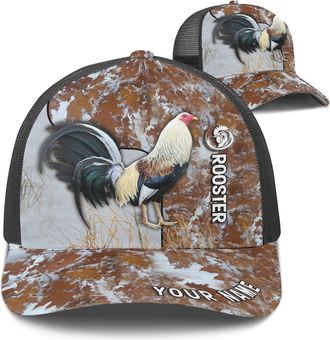 Generic Peak Hat Cockfighting Cap Breathable Sports Cap Classic Sport Hat for Walking Sports Climbing