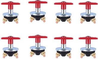 OEM 8 Interruptores De Seguridad De 1500 Amperios Con Interruptor De Apagado Y Aislador De Bater&iacute;a Fijo, 12 V/24 V. Interruptor El&eacute;ctrico De Alta Resisten