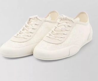 Jimmy Choo London leather low-top sneakers