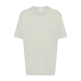 Dries Van Noten Tops, Heren, Groen, S, M.w. T-shirt in Heer-stijl