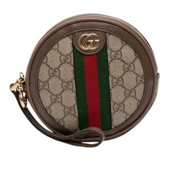 Gucci Pre-owned Clutches, female, Beige, Size: ONE SIZE Pre-owned Ophidia Clutch Bag