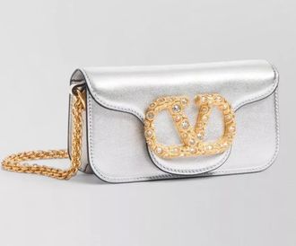 Valentino Garavani rockstud spike leather shoulder bag