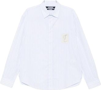 Jacquemus Logo-patch Striped Shirt