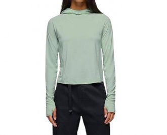 Prana Sol Searcher Sun Hoodie In Bio Mint