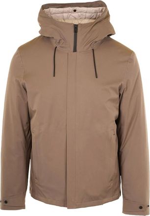 Woolrich Jassen, Heren, Beige, M, Polyester, Crestmont 3-in-1 Jas