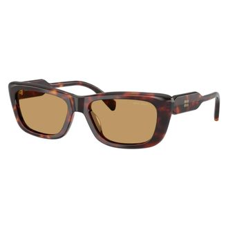 Miu Miu Sunglasses, unisex, Brown, Size: 56 MM 0MU B12S