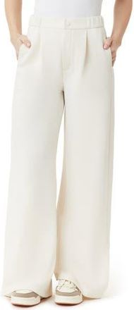 Scotch & Soda Pleated Wide Leg Pants in Whitecap Grey at Nordstrom Rack, Size X-Large