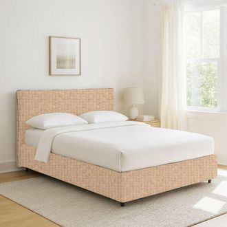 Dmora Cama De Plaza Y Media Oldham, Desenfundable, Hecho En Italia, Beige