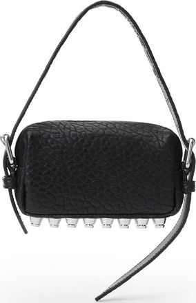 Alexander Wang mini Ricco bag - women - Aluminium/Calf Leather/Polyester/Lamb Skin/Zinc - One Size - Black