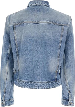 Dsquared2 Mens Denim Jacket Light Blue Cotton Coat