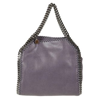 Stella McCartney Stella McCartney, Tote Bags, female, Gray, Size: ONE SIZE Mini Falabella Tote