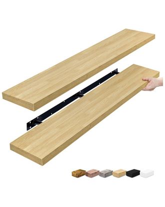 Sorbus Pack Of Two 55In Xl Floating Shelves