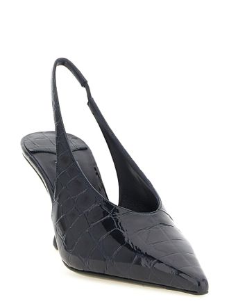 Jimmy Choo London Isa Slingback Heel - Navy