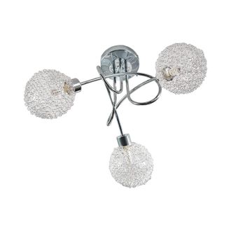 Lindby L&aacute;mpara De Techo ticino En Plateado Metal - Lindby