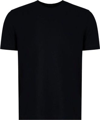 Zanone Slim-fit Ice Cotton T-Shirt - Heren - T-shirts - Zwart - M - Katoen - Tops