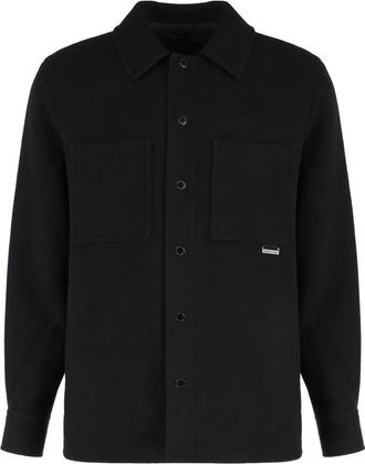 Canada Goose Atkinson Shirt Jacket - Heren - Zomerjassen - Zwart - 2XL - Wol - Jassen