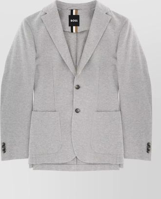 HUGO BOSS tailored jacket notch lapel front pockets