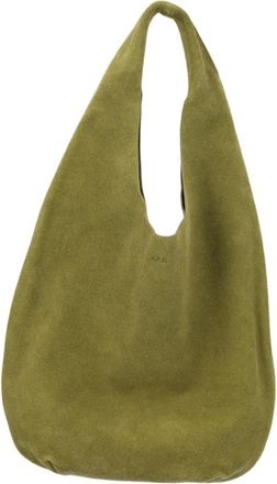 A.P.C. Multicolor Cowskin Soft Suede Shoulder Bag