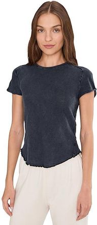 Free People Be My Baby T-Shirts Womens T Shirt Black : SM (Womens 4-6), Cotton