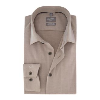 Olymp Olymp, Overhemden, Heren, Bruin, 2Xl, Katoen, Luxor Comfort Fit Business Shirt