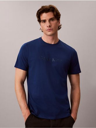 Calvin Klein Jeans Calvin Klein Mens Calvin Klein Logo Graphic Tee - Blue - 2XL