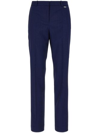 HUGO BOSS straight-leg trousers - Blue