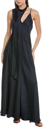 WeWoreWhat Wrap Neck Slip Dress