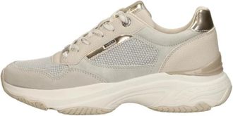 Mexx Radja Pax - Dames - Sneakers - Beige - 36 EU - Leer - Schoenen