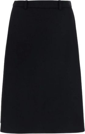 Balenciaga Falda pantal&oacute;n midi doblada - Shorts - Mujer - Negro - S