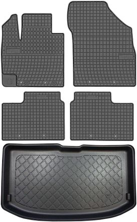 OEM Suzuki Ignis Iii Hatchback Desde Enero De 2017. Juego De Alfombrillas De Goma Para Coche + Alfombrilla Para Maletero