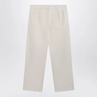 Prada Sand-colored cotton trousers