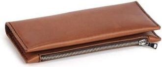 Ezra Arthur Long Zipper Wallet in Whiskey at Nordstrom