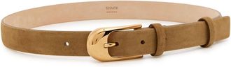 Khaite Dome Suede Belt - Beige - 90 (UK 14 / XL)