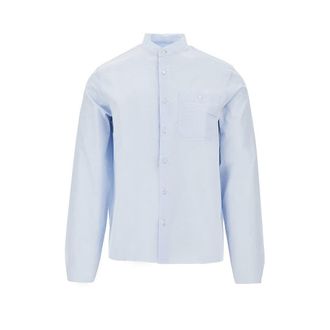 Prada Cotton shirt with raw-cut edges Man 39