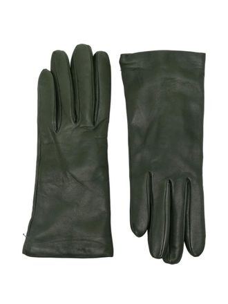 ALPO nappa gloves - women - Calf Leather - 7.5 - Green