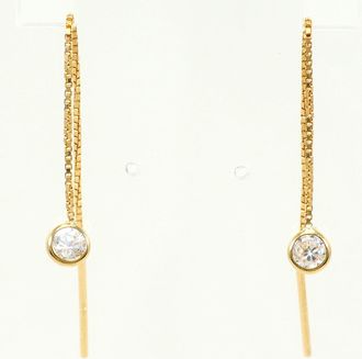 C&A Unbranded (18K) Drop Earrings (Pre-Owned)