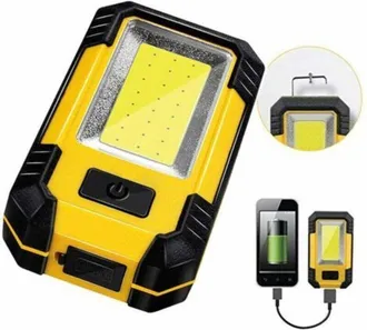 OEM L&aacute;mpara De Trabajo Port&aacute;til Led Cob Con Base Magn&eacute;tica Y Gancho, 5 W, Para Mec&aacute;nicos Y Reparaciones