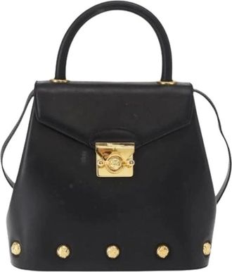 Ferragamo Pre-owned Handbags, female, Black, Size: ONE SIZE Pre-owned Handbag