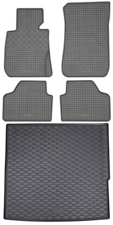OEM Juego De Alfombrillas De Goma Para Coche Y Alfombrilla Para Maletero Para Bmw X1 E84 Suv (octubre De 2009 A Septiembre De 2015)