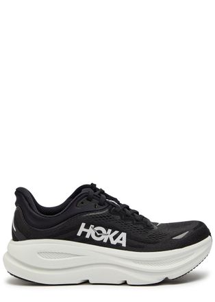 Hoka One One Bondi 9 Mesh-knit Sneakers - Black - 4.5 (IT37.5 / UK4.5)