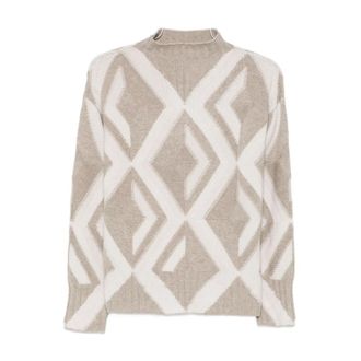 Alpha Studio Mujer, Jerseys, Beige, Talla: M