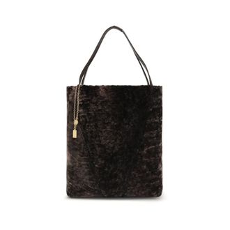 Chlo&eacute; Large Spin Tote Bag In Soft Shearling