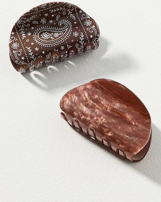 Frasier Sterling Fall Icon Hair Claw Clips, Set of 2