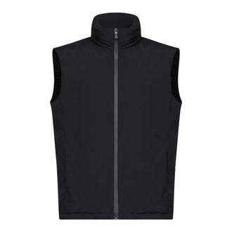 Herno Mouweloos Gewatteerd Vest - Heren - Bodywarmers - Zwart - L - Leer - Jassen