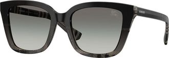 Burberry BE4487F Asian Fit 42008G Womens Sunglasses Grey Size 52