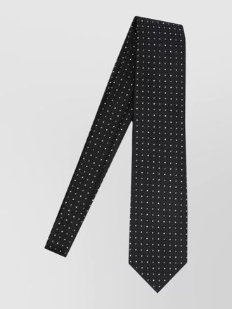 Tom Ford silk tie slim micro polka pattern